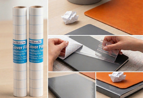 Self adhesive clear plastic - self,