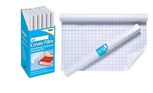 Clear book cover - clear, 33cm