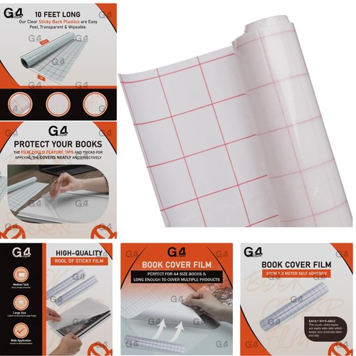 Clear sticky back - sticky, plastic